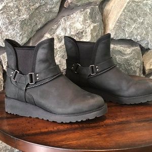 UGG Black Ankle Boots, Size 7